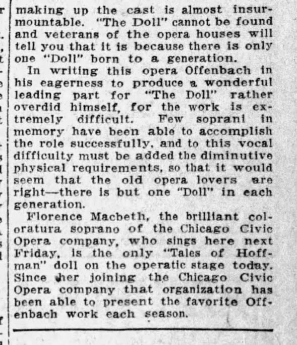 Clipping from The Butte Miner